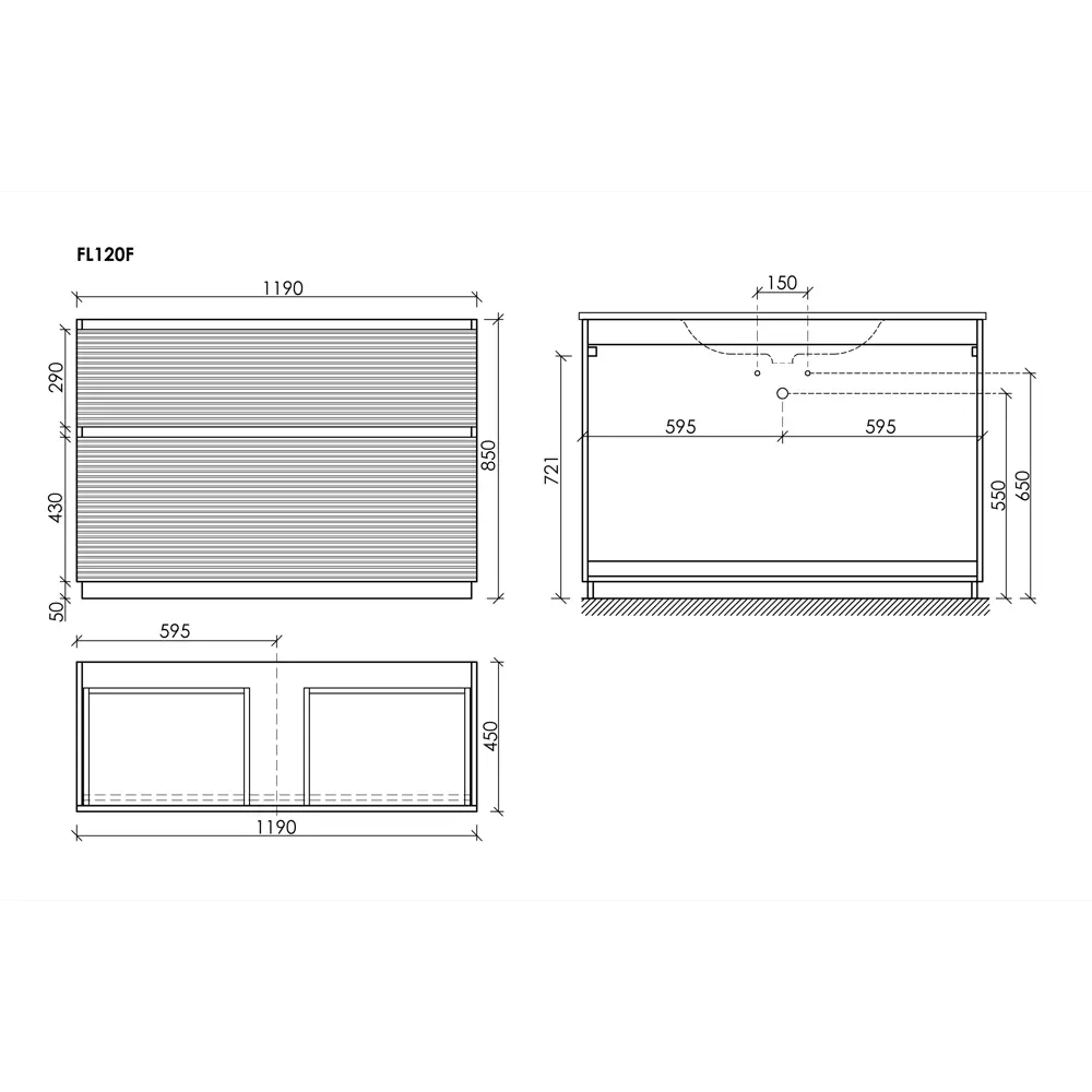 Фото 11 Тумба под раковину напольная Sancos FL120FGS 119.5см цвет grey soft Фото 11 Тумба под раковину напольная Sancos FL120FGS 119.5см цвет grey soft