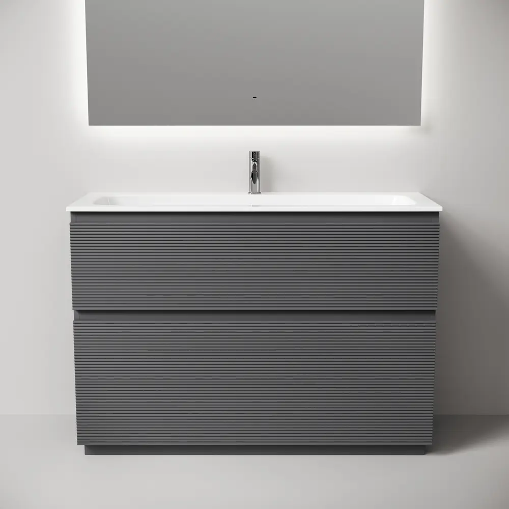 Фото 10 Тумба под раковину напольная Sancos FL120FGS 119.5см цвет grey soft Фото 10 Тумба под раковину напольная Sancos FL120FGS 119.5см цвет grey soft