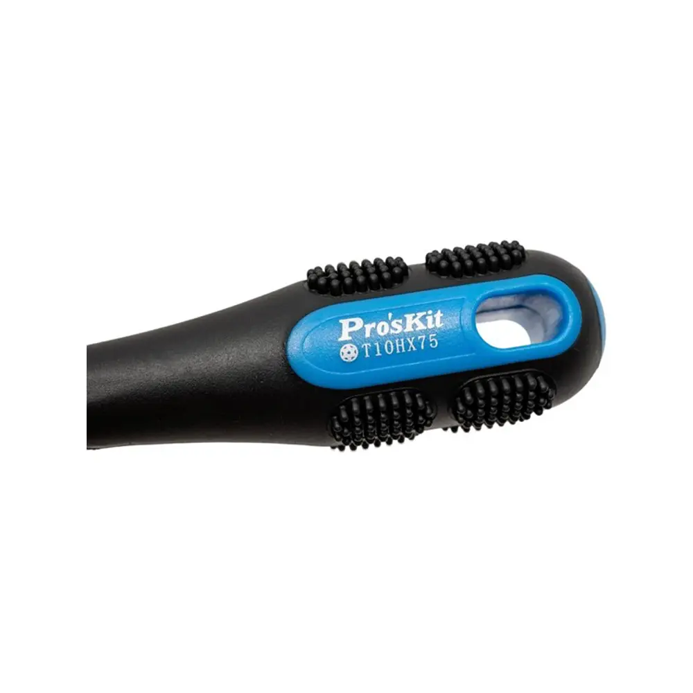 Фото 5 Отвертка Torx прецизионная Proskit 9SD-200-T10H TT10x75 мм с антивандальной защитой Фото 5 Отвертка Torx прецизионная Proskit 9SD-200-T10H TT10x75 мм с антивандальной защитой