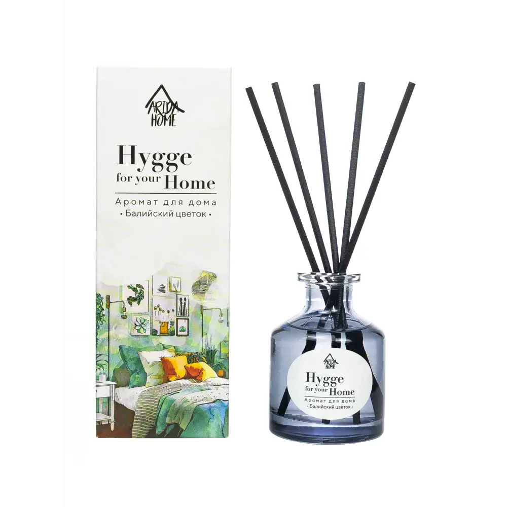 Фото Диффузор Arida Home Hygge Home Балийский цветок 50 мл Фото Диффузор Arida Home Hygge Home Балийский цветок 50 мл