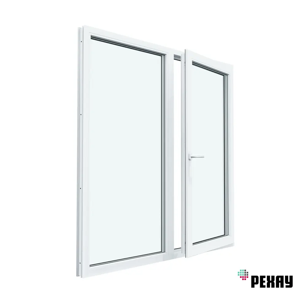 Фото 4 Окно пластиковое ПВХ Rehau Blitz 1100x1000мм (ВxШ) двухстворчатое глухое левое/поворотно-откидное правое однокамерный стеклопакет цвет белый Фото 4 Окно пластиковое ПВХ Rehau Blitz 1100x1000мм (ВxШ) двухстворчатое глухое левое/поворотно-откидное правое однокамерный стеклопакет цвет белый
