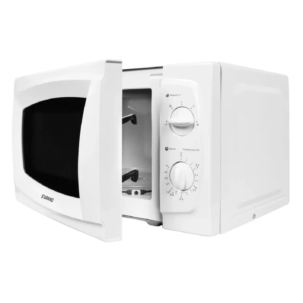 Фото 11 Отдельностоящая микроволновая печь Starwind SWM5520 20 л 44x25.9x34.6 см цвет белый Фото 11 Отдельностоящая микроволновая печь Starwind SWM5520 20 л 44x25.9x34.6 см цвет белый