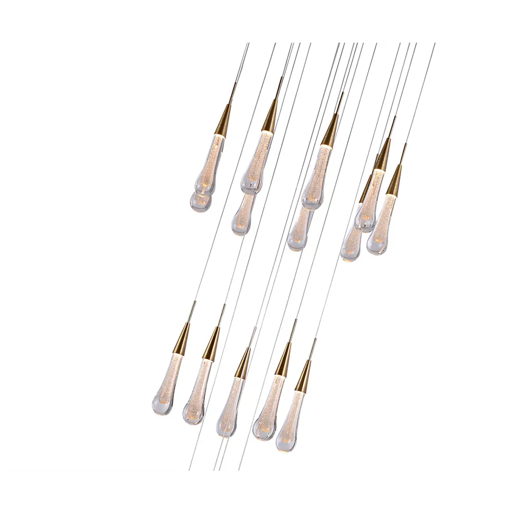 Фото 2 Светильник подвесной светодиодная Kink light Гутта 07861-18a,36-kinklight 20 м² нейтральный белый свет цвет латунь Фото 2 Светильник подвесной светодиодная Kink light Гутта 07861-18a,36-kinklight 20 м² нейтральный белый свет цвет латунь