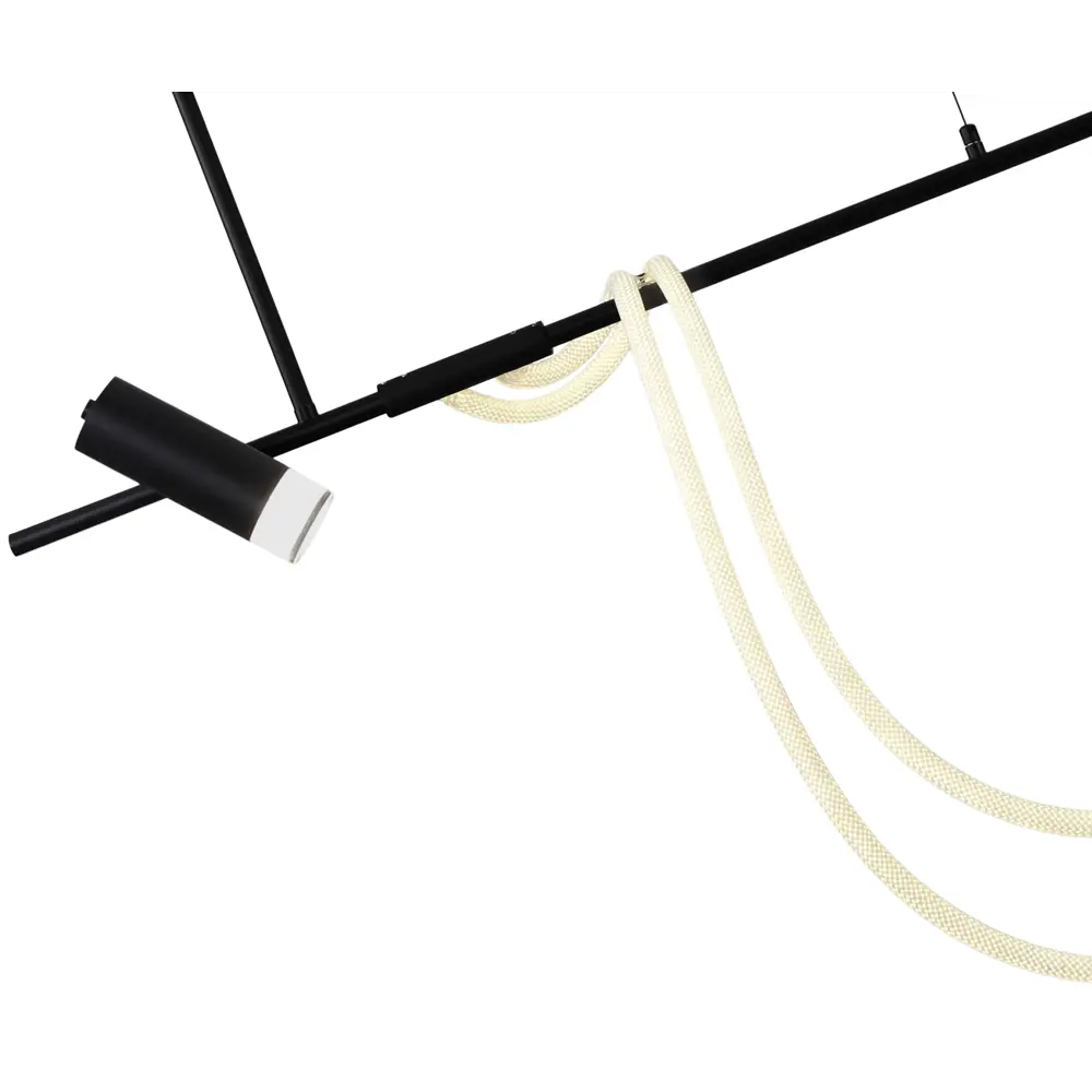 Фото 2 Светильник подвесной светодиодная Kink light Кайли 08039k-120a,19-kinklight 20 м² нейтральный белый свет цвет черный Фото 2 Светильник подвесной светодиодная Kink light Кайли 08039k-120a,19-kinklight 20 м² нейтральный белый свет цвет черный