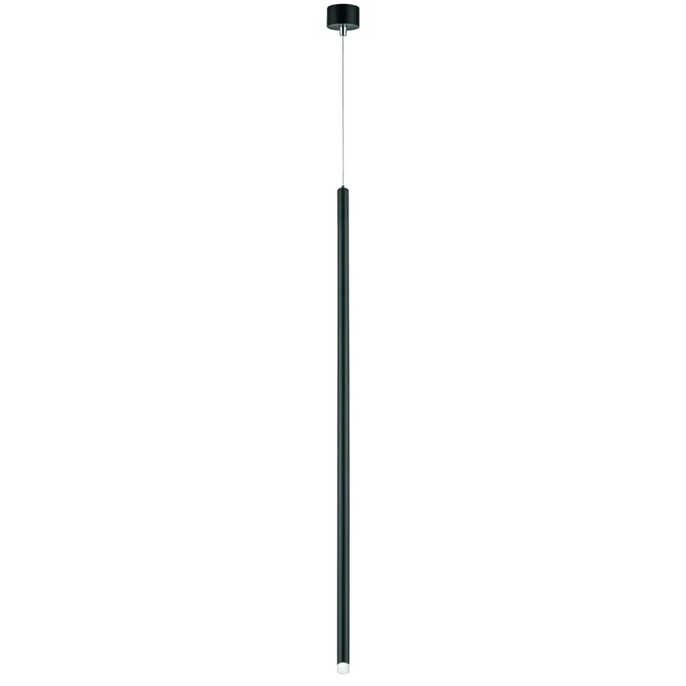 Фото Светильник подвесной светодиодный Lightstar Tubo Lt7474371 2 м² нейтральный белый свет цвет черный Фото Светильник подвесной светодиодный Lightstar Tubo Lt7474371 2 м² нейтральный белый свет цвет черный