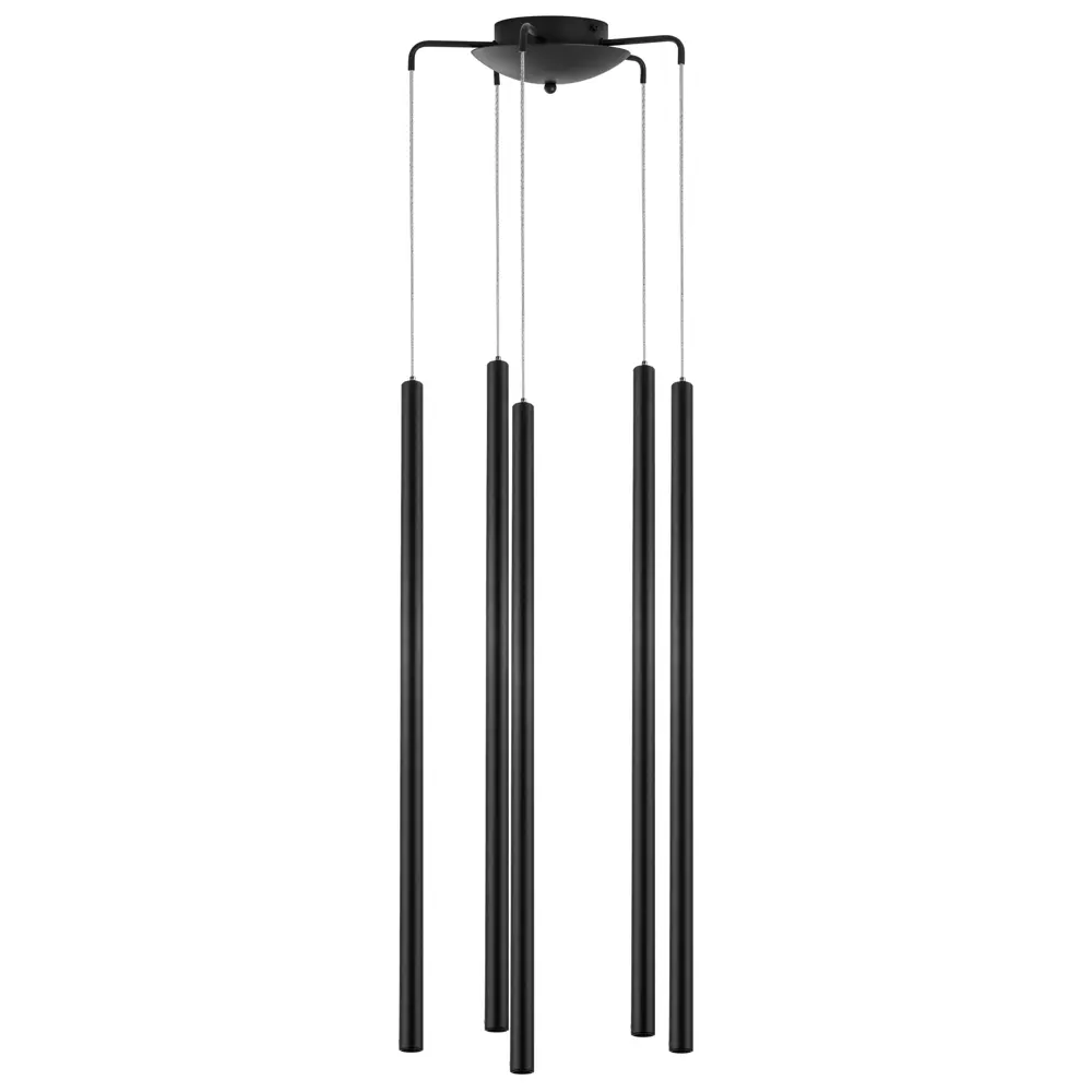 Фото Светильник подвесной светодиодная Lightstar Tubo L5t747337-lightstar 8 м² нейтральный белый свет цвет черный Фото Светильник подвесной светодиодная Lightstar Tubo L5t747337-lightstar 8 м² нейтральный белый свет цвет черный
