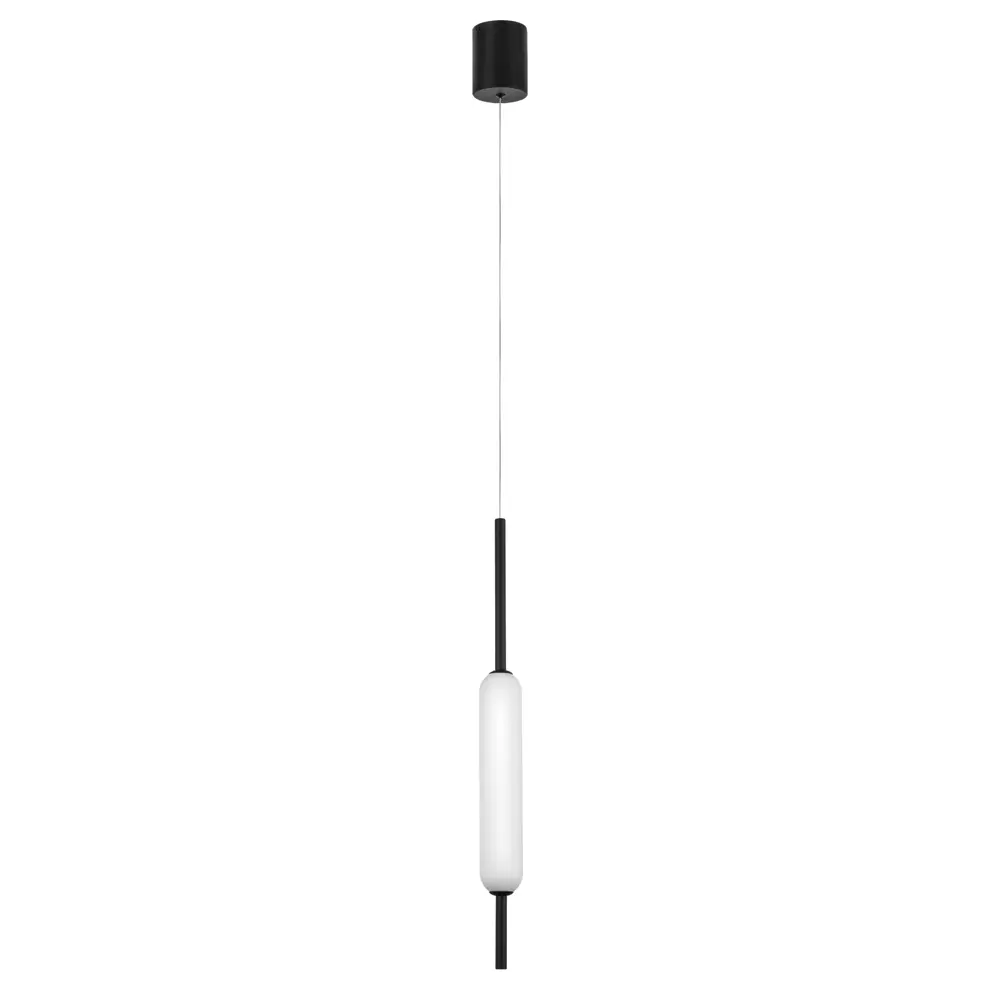 Фото Светильник подвесной светодиодный Lightstar Pilone 719017 3 м² нейтральный белый свет цвет черный Фото Светильник подвесной светодиодный Lightstar Pilone 719017 3 м² нейтральный белый свет цвет черный