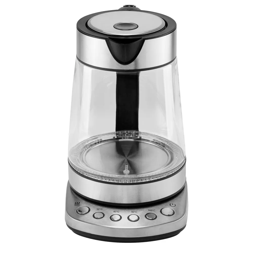 Фото 12 Электрический чайник 1.7 л Hyundai HYK-G3026 стекло цвет серебристый