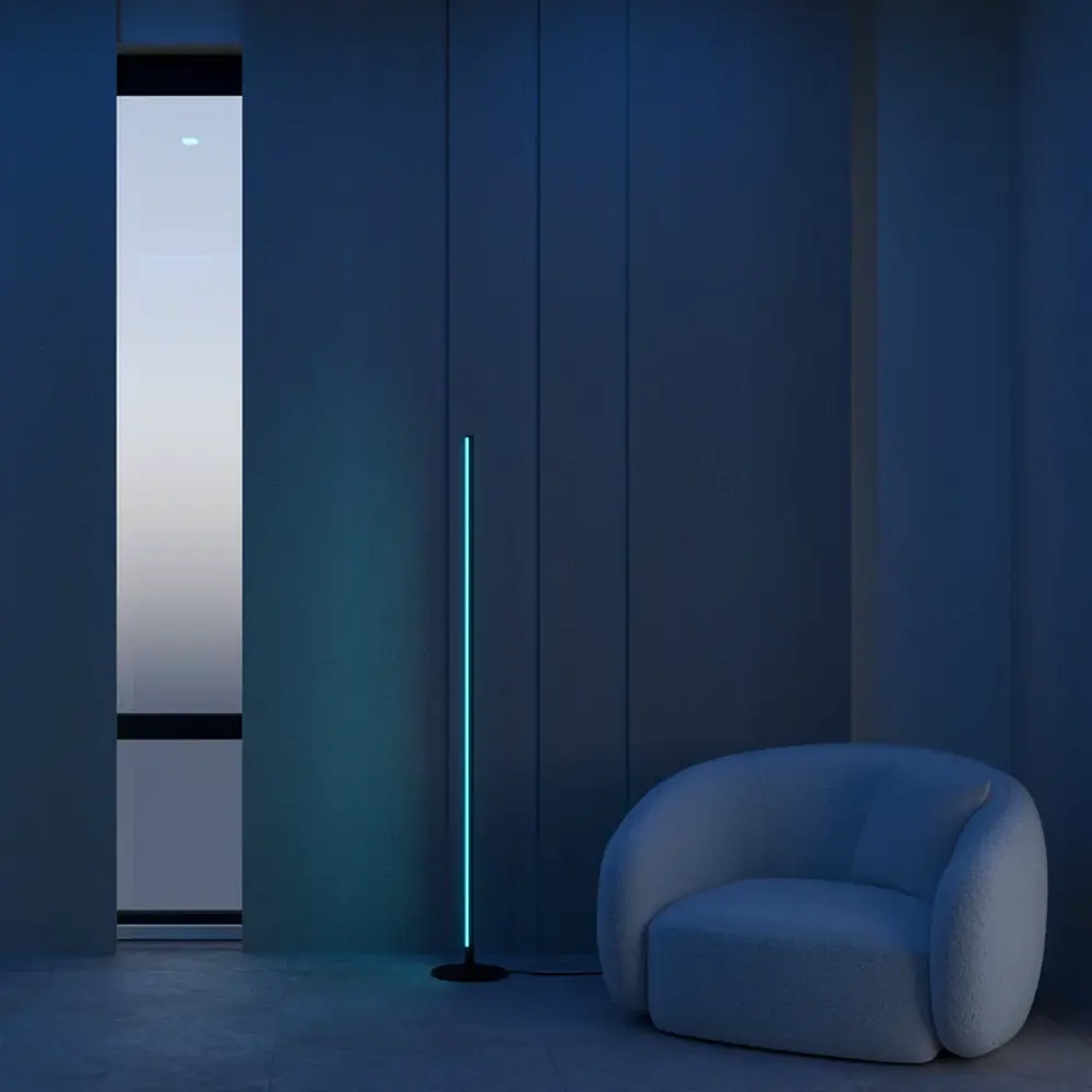 Фото 8 Торшер светодиодный Newlamp Attrarre изменение цвета света RGB цвет черный и пультом Фото 8 Торшер светодиодный Newlamp Attrarre изменение цвета света RGB цвет черный и пультом