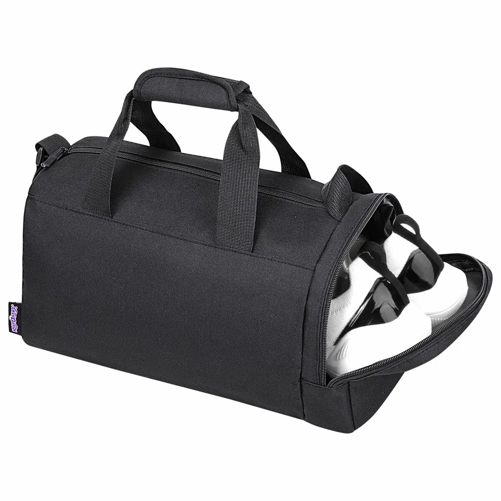 Фото 4 Сумка спортивная Юнландия 40x20x21 см полиэстер цвет черный Фото 4 Сумка спортивная Юнландия 40x20x21 см полиэстер цвет черный