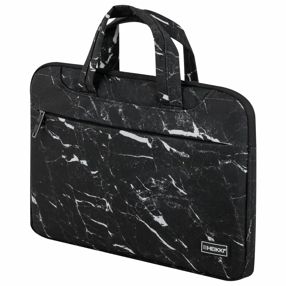 Фото Сумка для ноутбука Heikki Style 36x26x3 см полиэстер цвет черный мрамор Фото Сумка для ноутбука Heikki Style 36x26x3 см полиэстер цвет черный мрамор