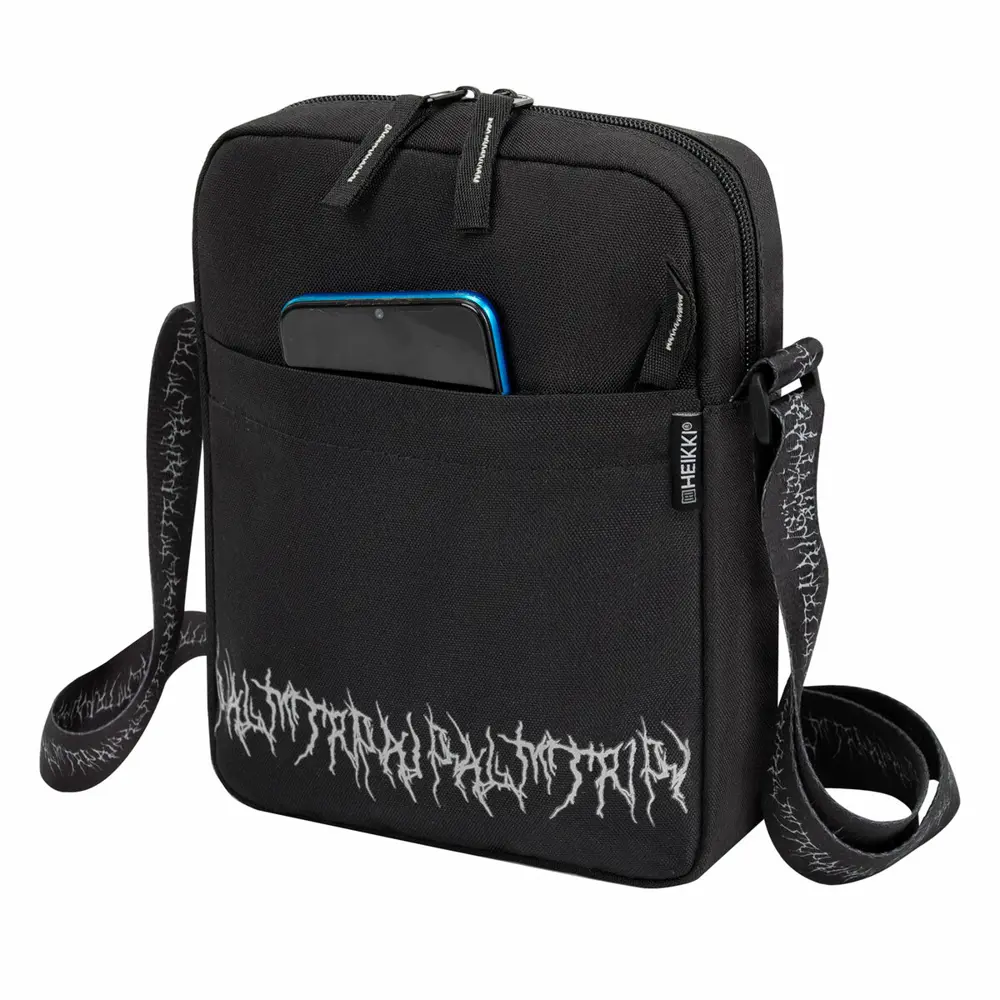 Фото 4 Сумка на плечо Heikki Compact 17x23x5 см полиэстер цвет черный Фото 4 Сумка на плечо Heikki Compact 17x23x5 см полиэстер цвет черный