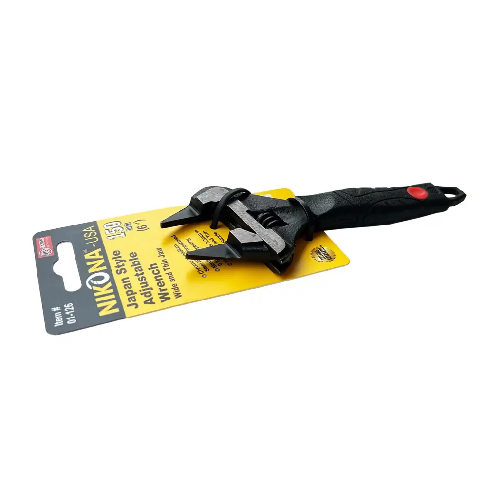 Фото 2 Ключ разводной Nikona 01-126 захват до 34 мм 165 мм Фото 2 Ключ разводной Nikona 01-126 захват до 34 мм 165 мм