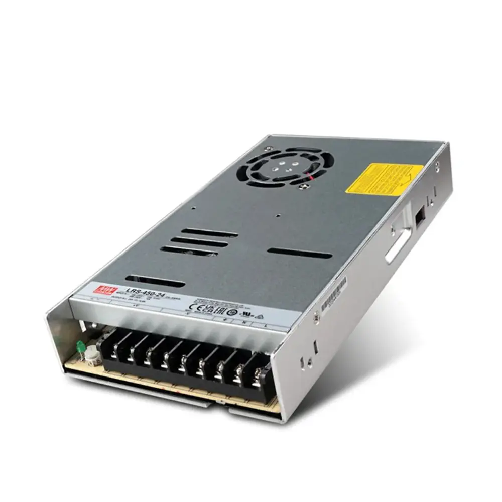 Фото Блок питания Mean Well Lrs-450-24 для светодиодной ленты 110 220 В 450 Вт IP00 Фото Блок питания Mean Well Lrs-450-24 для светодиодной ленты 110 220 В 450 Вт IP00
