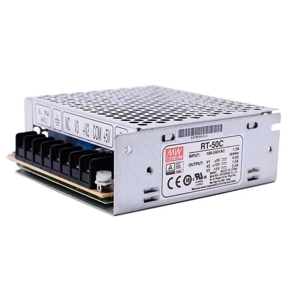Фото Блок питания Mean well Rt-50c для светодиодной ленты 110, 220 В 50 Вт IP00 Фото Блок питания Mean well Rt-50c для светодиодной ленты 110, 220 В 50 Вт IP00