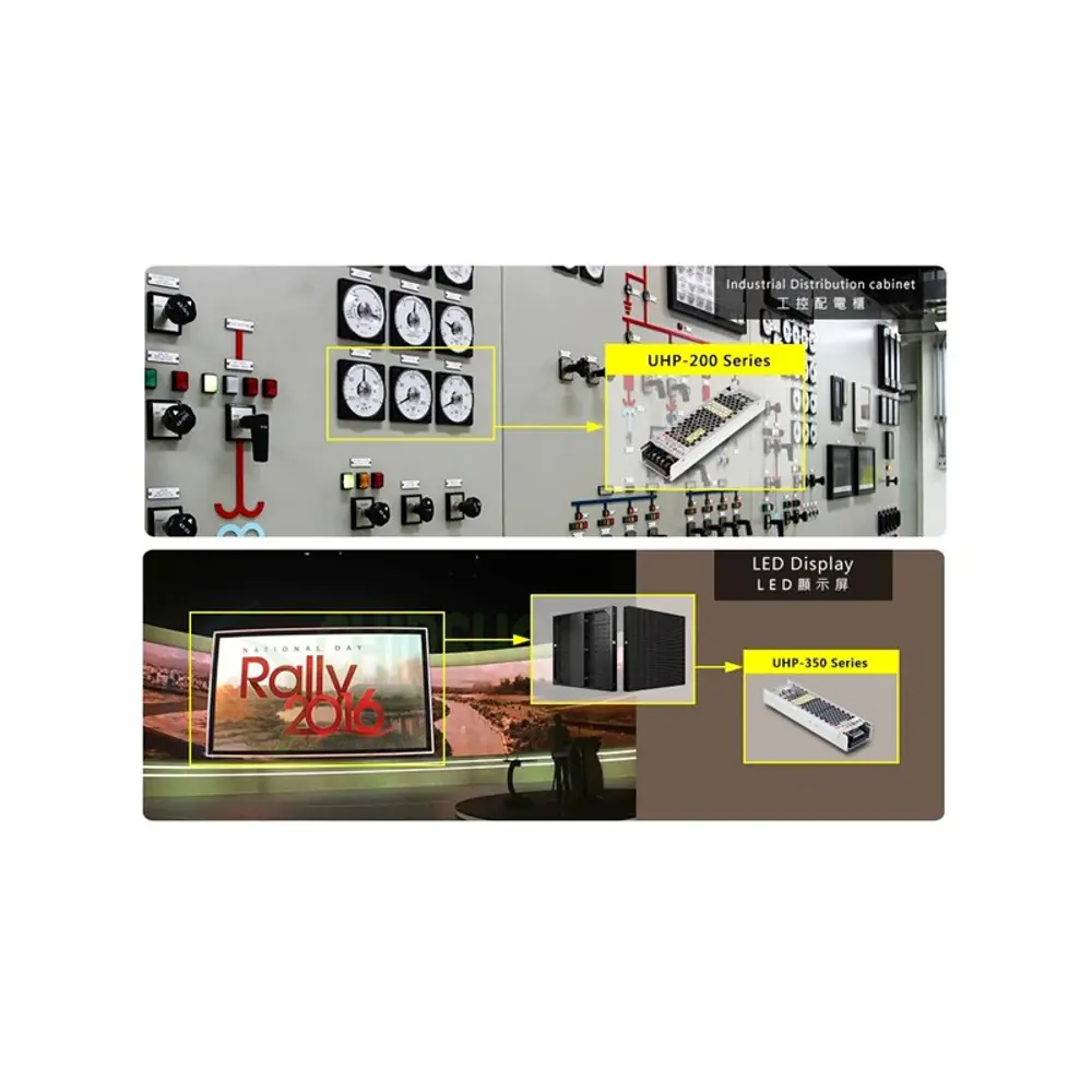 Фото 3 Блок питания Mean Well Uhp-200-5 для светодиодной ленты 110 220 В 200 Вт IP00 Фото 3 Блок питания Mean Well Uhp-200-5 для светодиодной ленты 110 220 В 200 Вт IP00