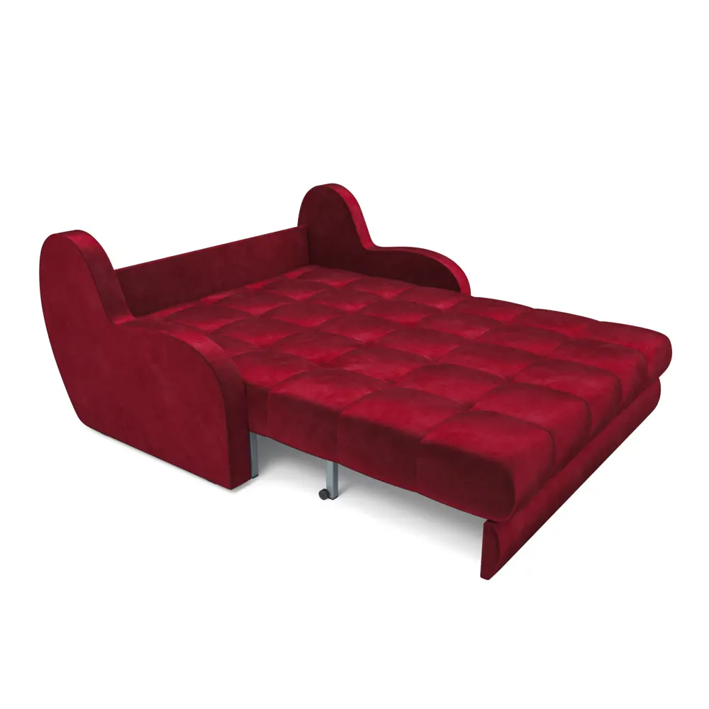 Фото 6 Диван раскладной Мебель-арс Барон ППУ 177x88x110 см вельвет цвет красный