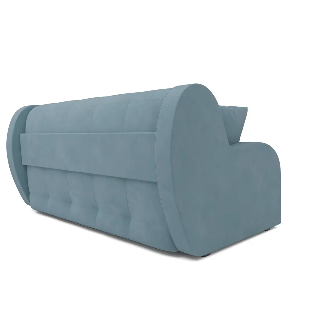 Фото 4 Диван раскладной Мебель-арс Барон НПБ 142x88x110 см велюр цвет голубой Фото 4 Диван раскладной Мебель-арс Барон НПБ 142x88x110 см велюр цвет голубой