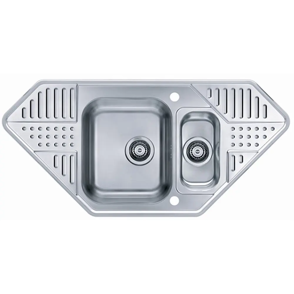 Фото Мойка для кухни Alveus Pixel 60 40x109 см глубина чаши 18 см нержавеющая сталь aisi 304 цвет нержавеющая сталь, матовая Фото Мойка для кухни Alveus Pixel 60 40x109 см глубина чаши 18 см нержавеющая сталь aisi 304 цвет нержавеющая сталь, матовая