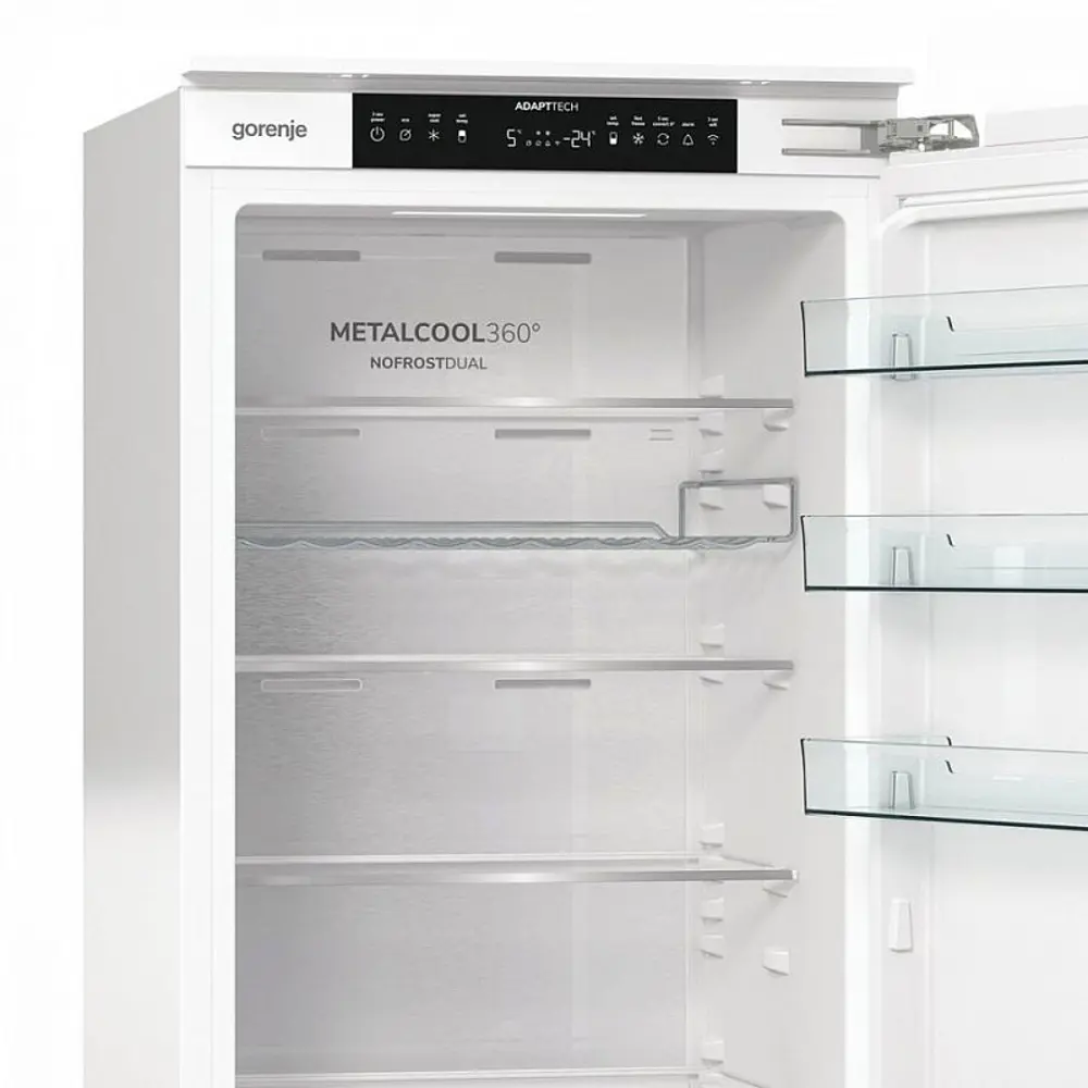 Фото 9 Встраиваемый холодильник GORENJE NRKI519E82WF (HZFI29282) 276 л белый Фото 9 Встраиваемый холодильник GORENJE NRKI519E82WF (HZFI29282) 276 л белый