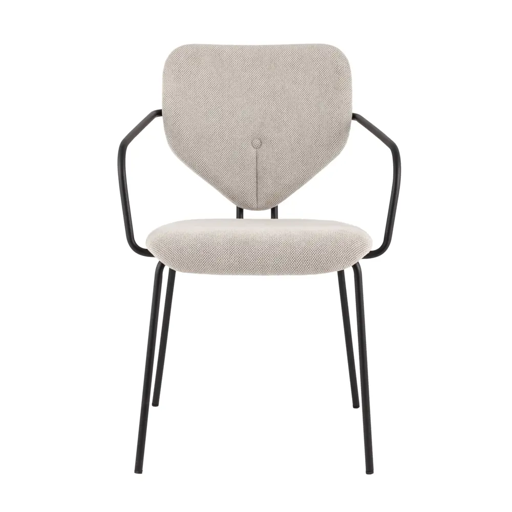 Фото 6 Стул для кухни обеденный Masey с подлокотниками бежевый (комплект 4 стула) Фото 6 Стул для кухни обеденный Masey с подлокотниками бежевый (комплект 4 стула)