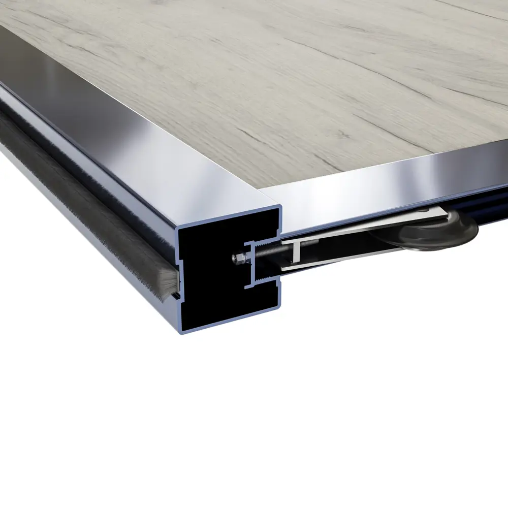 Фото 5 Дверь-купе DKP75/225.K001 225.5x75 см ЛДСП цвет беленый дуб