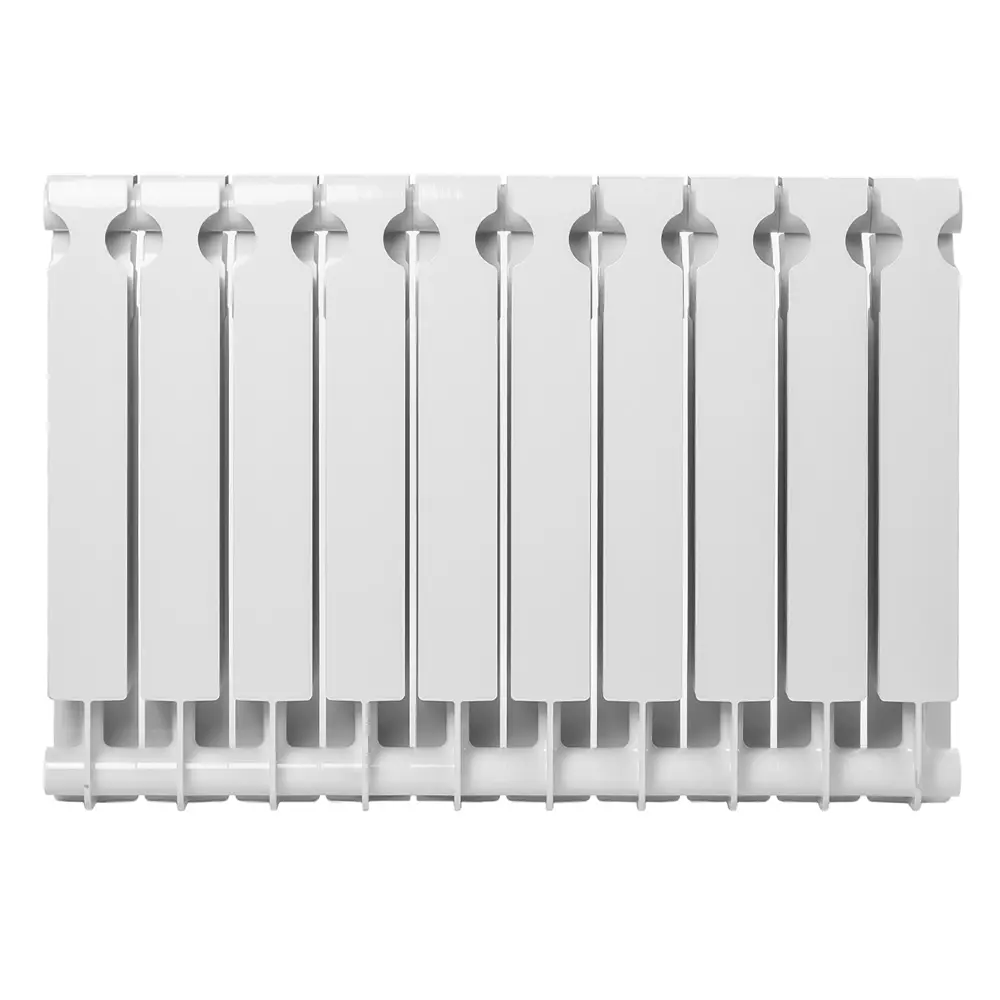 Фото 3 Радиатор секционный Le Heat Bimetal 500/100 10 секций боковое подключение биметалл белый Фото 3 Радиатор секционный Le Heat Bimetal 500/100 10 секций боковое подключение биметалл белый