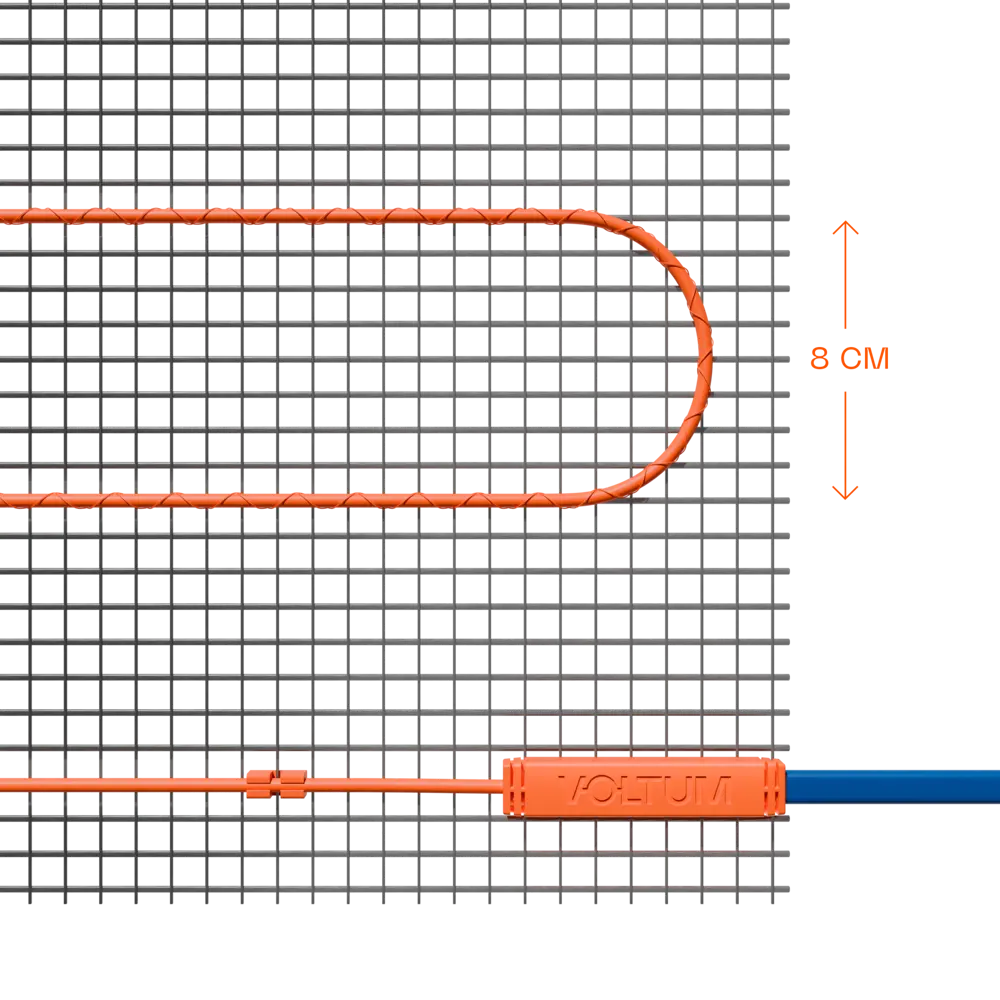 Фото 3 Нагревательный мат Voltum 7 м² 150 Вт Фото 3 Нагревательный мат Voltum 7 м² 150 Вт