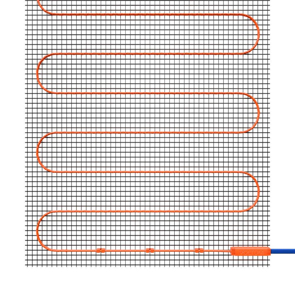 Фото 5 Нагревательный мат Voltum 3 м² 200 Вт Фото 5 Нагревательный мат Voltum 3 м² 200 Вт