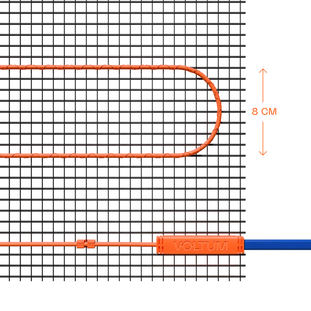 Фото 3 Нагревательный мат Voltum 7 м² 200 Вт Фото 3 Нагревательный мат Voltum 7 м² 200 Вт