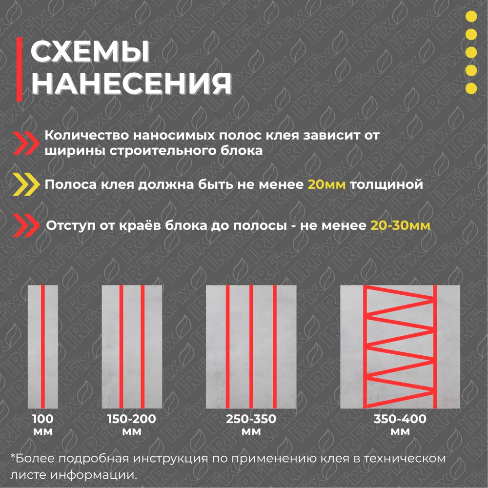 Фото 5 Клей монтажный Irfix Proff для кладки блоков 750 мл 12 шт Фото 5 Клей монтажный Irfix Proff для кладки блоков 750 мл 12 шт
