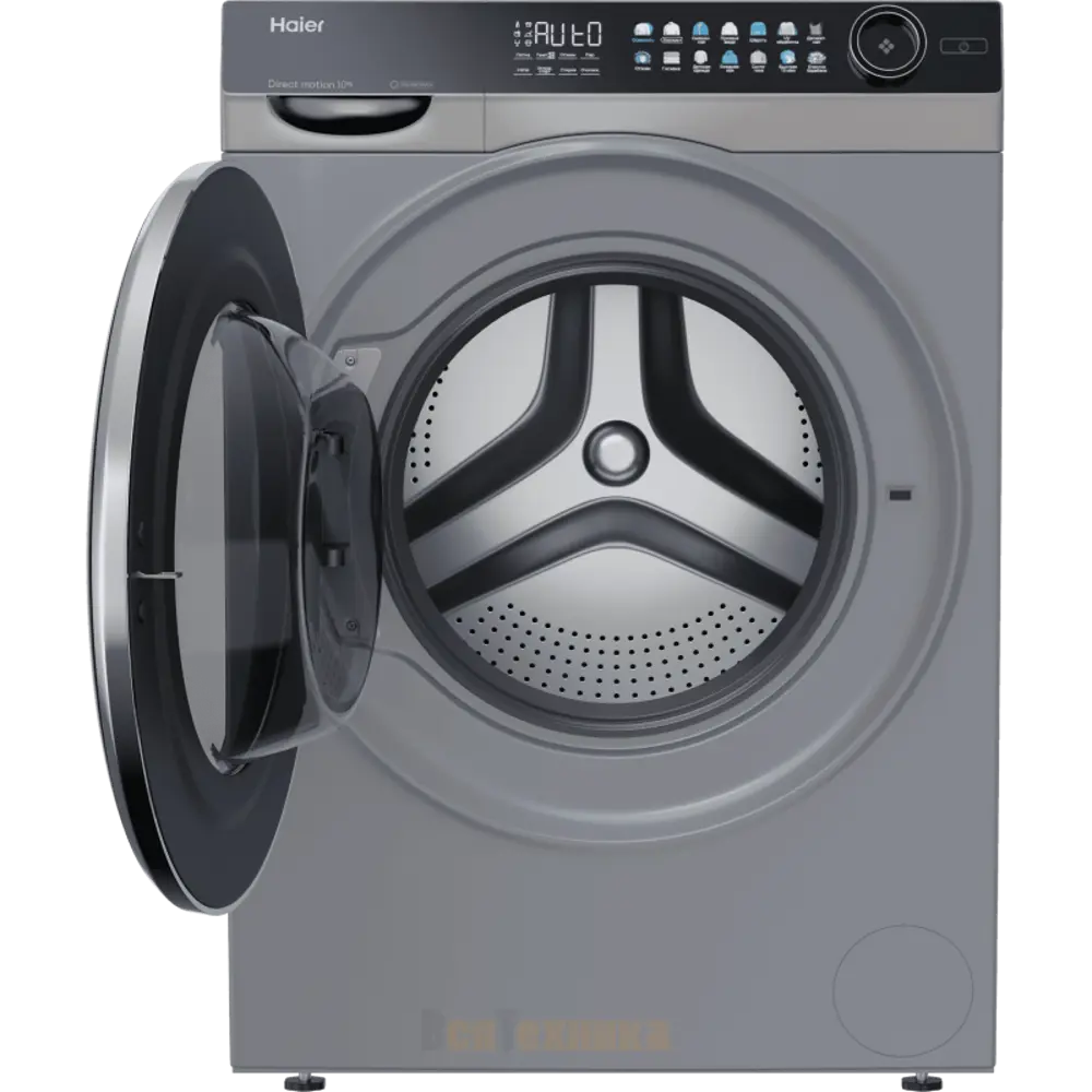 Фото 3 Стиральная машина Haier Hw100-bd14378s 59.5x85x58.3 см 10 кг цвет серебристый Фото 3 Стиральная машина Haier Hw100-bd14378s 59.5x85x58.3 см 10 кг цвет серебристый