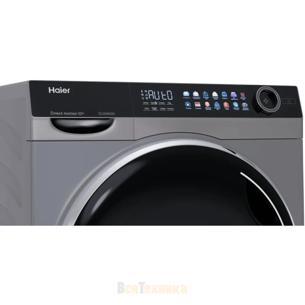 Фото 4 Стиральная машина Haier Hw100-bd14378s 59.5x85x58.3 см 10 кг цвет серебристый Фото 4 Стиральная машина Haier Hw100-bd14378s 59.5x85x58.3 см 10 кг цвет серебристый