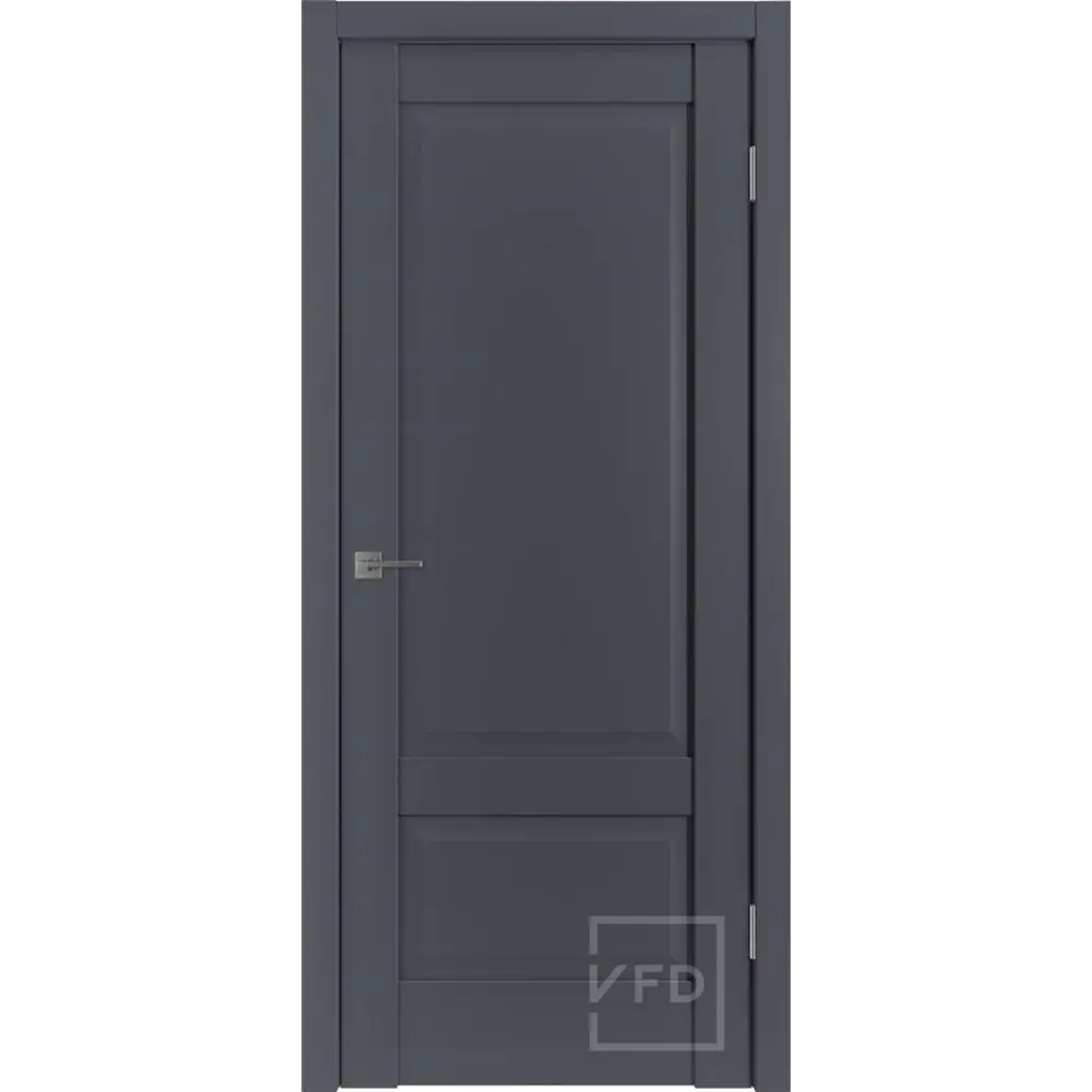 Фото Комплект межкомнатной двери Vfd Emalex ER2 глухая 200x60см ПВХ цвет onyx с коробом и наличниками Фото Комплект межкомнатной двери Vfd Emalex ER2 глухая 200x60см ПВХ цвет onyx с коробом и наличниками