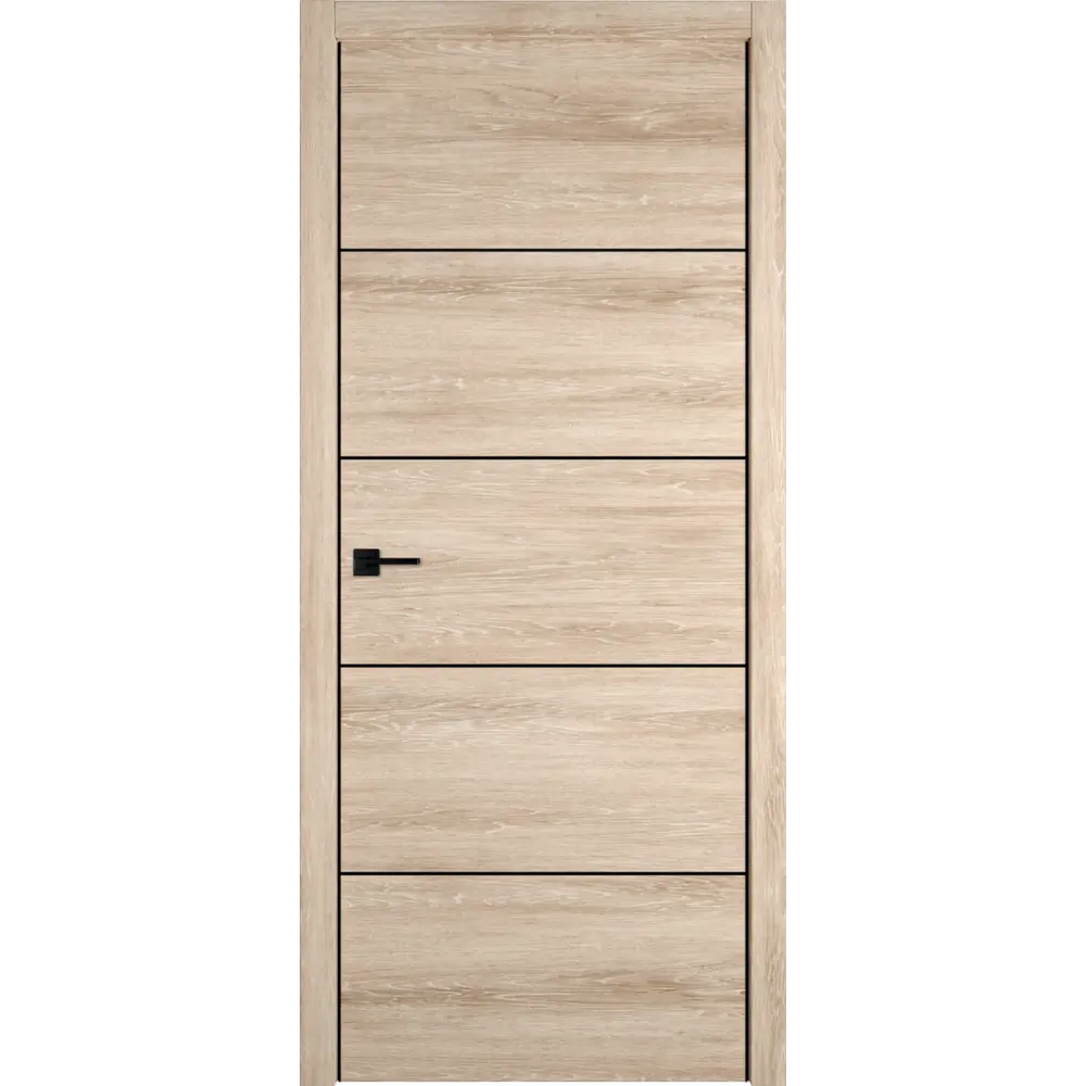 Фото Комплект межкомнатной двери Vfd Urban 4 глухая 200x90см ПВХ цвет sand vellum с коробом и наличниками Фото Комплект межкомнатной двери Vfd Urban 4 глухая 200x90см ПВХ цвет sand vellum с коробом и наличниками