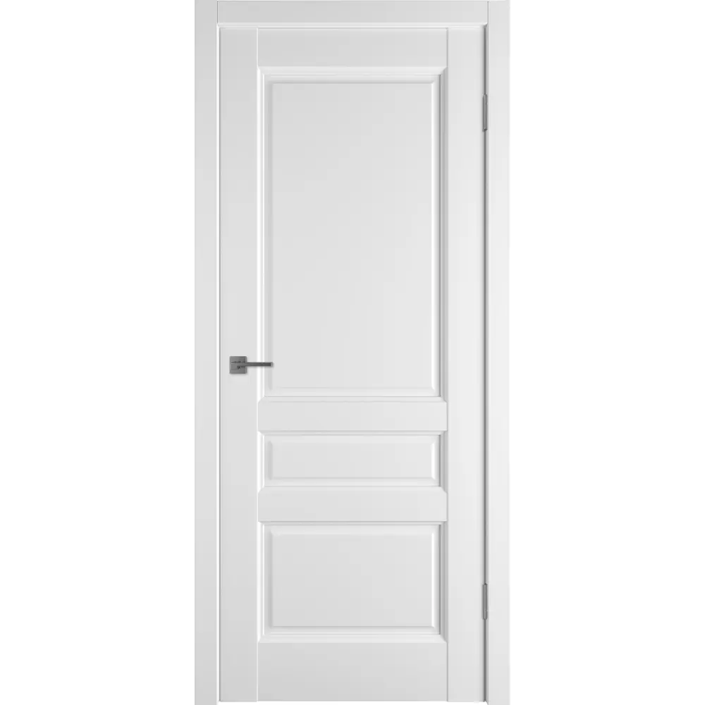 Фото Комплект межкомнатной двери Vfd Elegant 3 глухая 200x70см ПВХ цвет emalex ice с коробом и наличниками Фото Комплект межкомнатной двери Vfd Elegant 3 глухая 200x70см ПВХ цвет emalex ice с коробом и наличниками