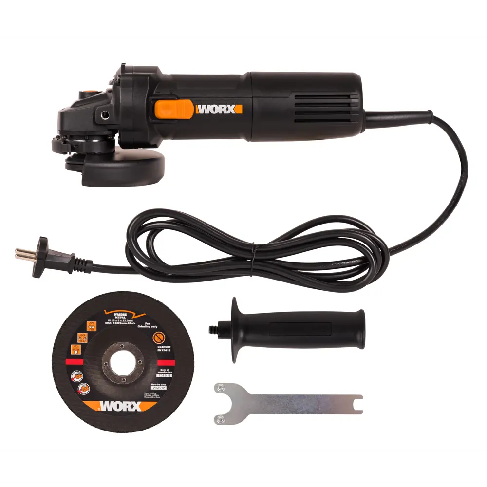 Фото 9 УШМ сетевая Worx WT709, 900 Вт, 125 мм Фото 9 УШМ сетевая Worx WT709, 900 Вт, 125 мм