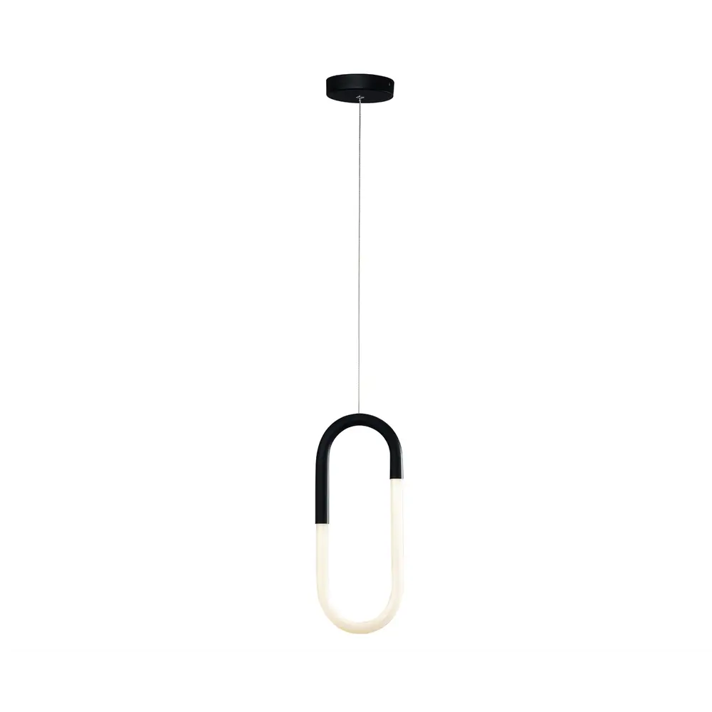 Фото 2 Светильник подвесной светодиодная Kink light Канто 08271.193000k-kinklight 6 м² нейтральный белый свет цвет черный Фото 2 Светильник подвесной светодиодная Kink light Канто 08271.193000k-kinklight 6 м² нейтральный белый свет цвет черный