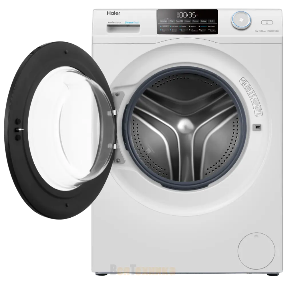 Фото 4 Стиральная машина Haier Hw90-bp14959 59.5x85x49.7 см 9 кг цвет белый Фото 4 Стиральная машина Haier Hw90-bp14959 59.5x85x49.7 см 9 кг цвет белый
