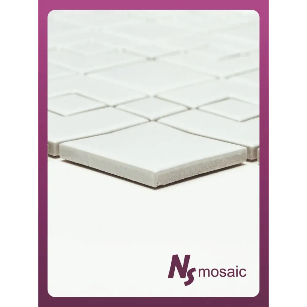 Фото 5 Декоративная мозаика Nsmosaic Ps2548-02 NS08PL0122nsk 31.8x28.3см цвет Белый Фото 5 Декоративная мозаика Nsmosaic Ps2548-02 NS08PL0122nsk 31.8x28.3см цвет Белый