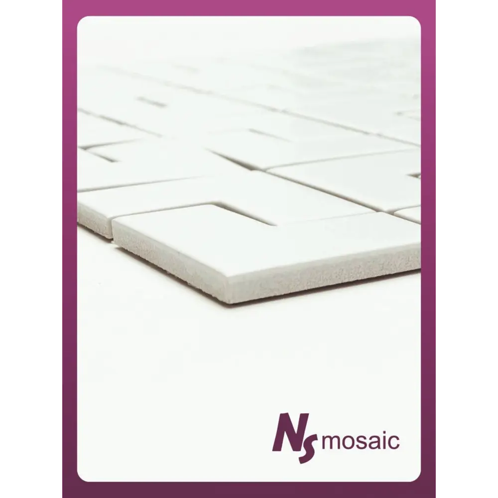 Фото 4 Декоративная мозаика Nsmosaic Ps2548-03 NS08PL0123nsk 30x30см цвет Белый Фото 4 Декоративная мозаика Nsmosaic Ps2548-03 NS08PL0123nsk 30x30см цвет Белый
