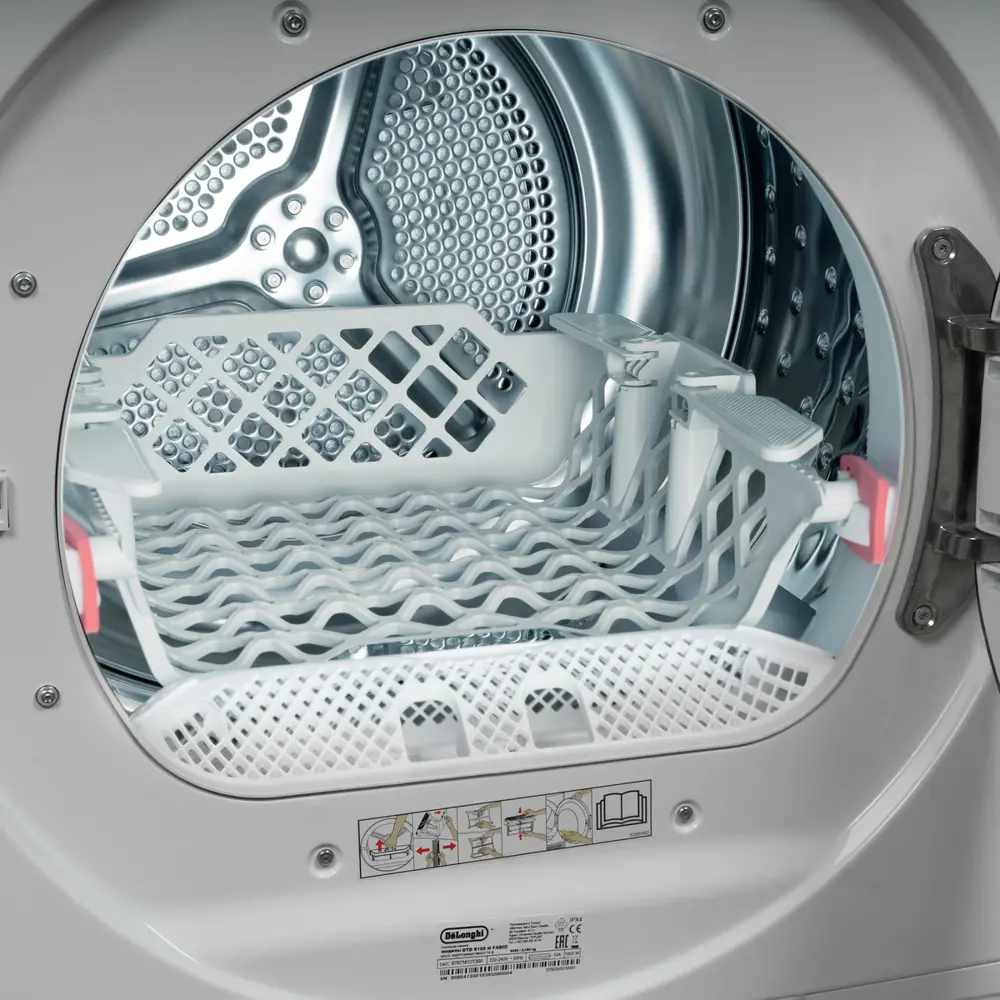Фото 7 Сушильная машина DeLonghi DTD 795 H FABIO 59.60x84.50x52.70 см 7 кг с тепловым насосом цвет белый Фото 7 Сушильная машина DeLonghi DTD 795 H FABIO 59.60x84.50x52.70 см 7 кг с тепловым насосом цвет белый