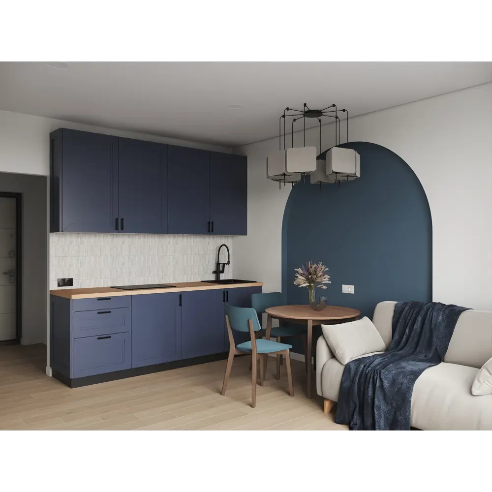 Фото 11 Фальшпанель для кухонного шкафа Котлас 10x102 см KONSENSA МДФ цвет синий Фото 11 Фальшпанель для кухонного шкафа Котлас 10x102 см KONSENSA МДФ цвет синий