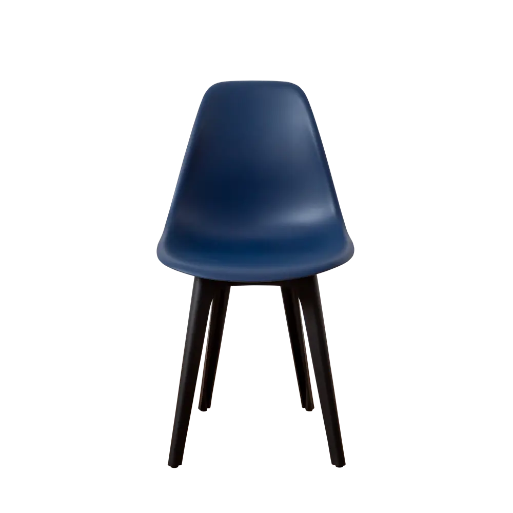 Фото 4 Комплект кухонных стульев 4 шт Derstuhl Plast 45x82x45 см полипропилен цвет темно-синий Фото 4 Комплект кухонных стульев 4 шт Derstuhl Plast 45x82x45 см полипропилен цвет темно-синий