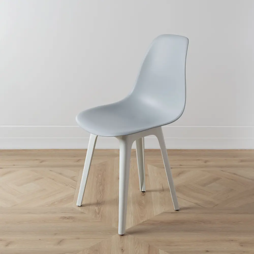 Фото 7 Стул Derstuhl Plast white DSL044.102.2 45x82x46 см полипропилен цвет светло-серый Фото 7 Стул Derstuhl Plast white DSL044.102.2 45x82x46 см полипропилен цвет светло-серый