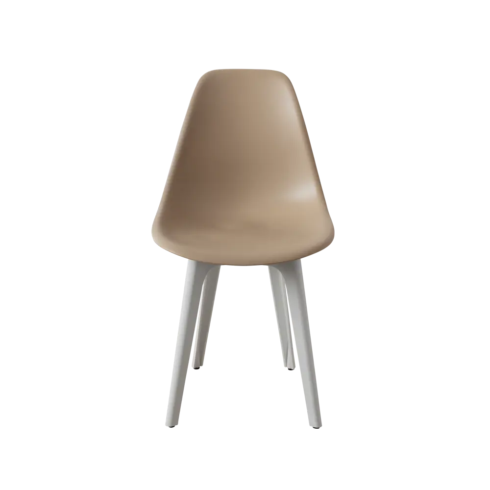 Фото 4 Стул Derstuhl Plast white DSL044.113.4 45x82x46 см полипропилен цвет темно-бежевый Фото 4 Стул Derstuhl Plast white DSL044.113.4 45x82x46 см полипропилен цвет темно-бежевый