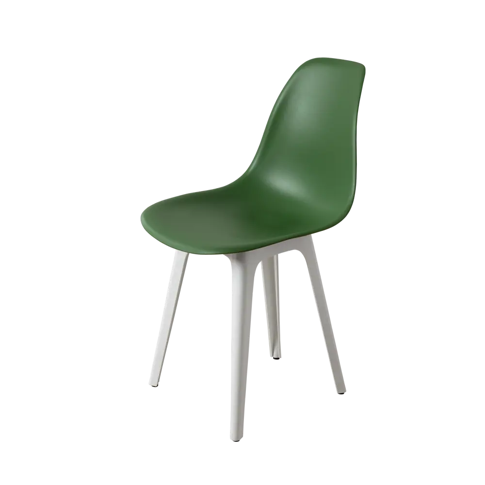 Фото 3 Стул Derstuhl Plast white DSL044.116.2 45x82x46 см полипропилен цвет темно-зеленый Фото 3 Стул Derstuhl Plast white DSL044.116.2 45x82x46 см полипропилен цвет темно-зеленый