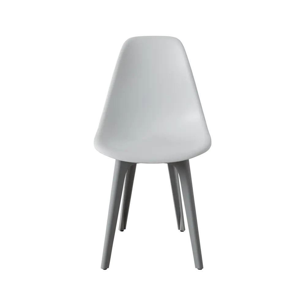 Фото 4 Стул Derstuhl Plast grey DSL044.201.2 45x82x46 см полипропилен цвет белый Фото 4 Стул Derstuhl Plast grey DSL044.201.2 45x82x46 см полипропилен цвет белый