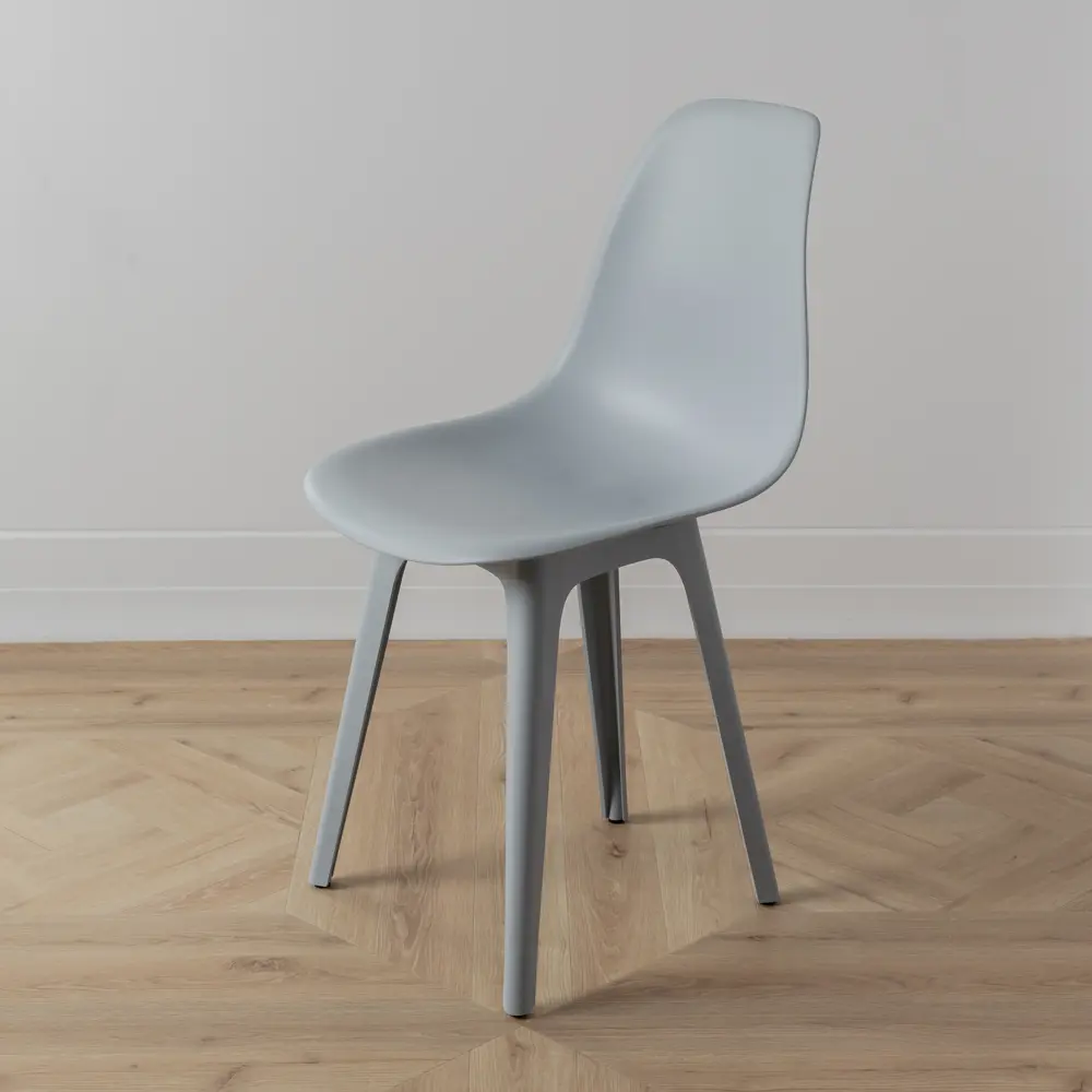 Фото 9 Стул Derstuhl Plast grey DSL044.202.2 45x82x46 см полипропилен цвет светло-серый Фото 9 Стул Derstuhl Plast grey DSL044.202.2 45x82x46 см полипропилен цвет светло-серый