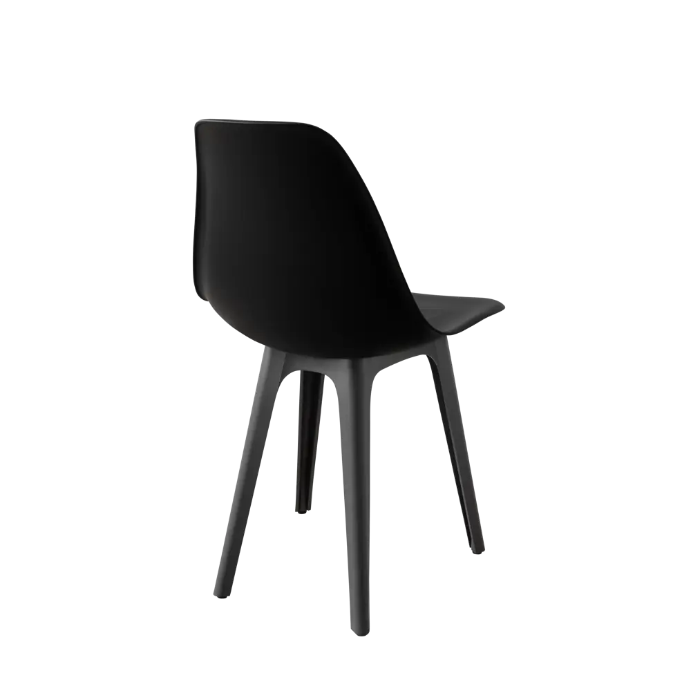 Фото 6 Стул Derstuhl Plast dark grey DSL044.310.2 45x82x46 см полипропилен цвет черный Фото 6 Стул Derstuhl Plast dark grey DSL044.310.2 45x82x46 см полипропилен цвет черный